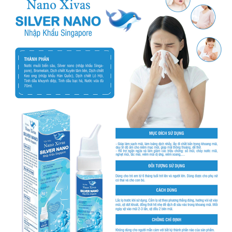 XỊT MŨI NANO XIVAS 